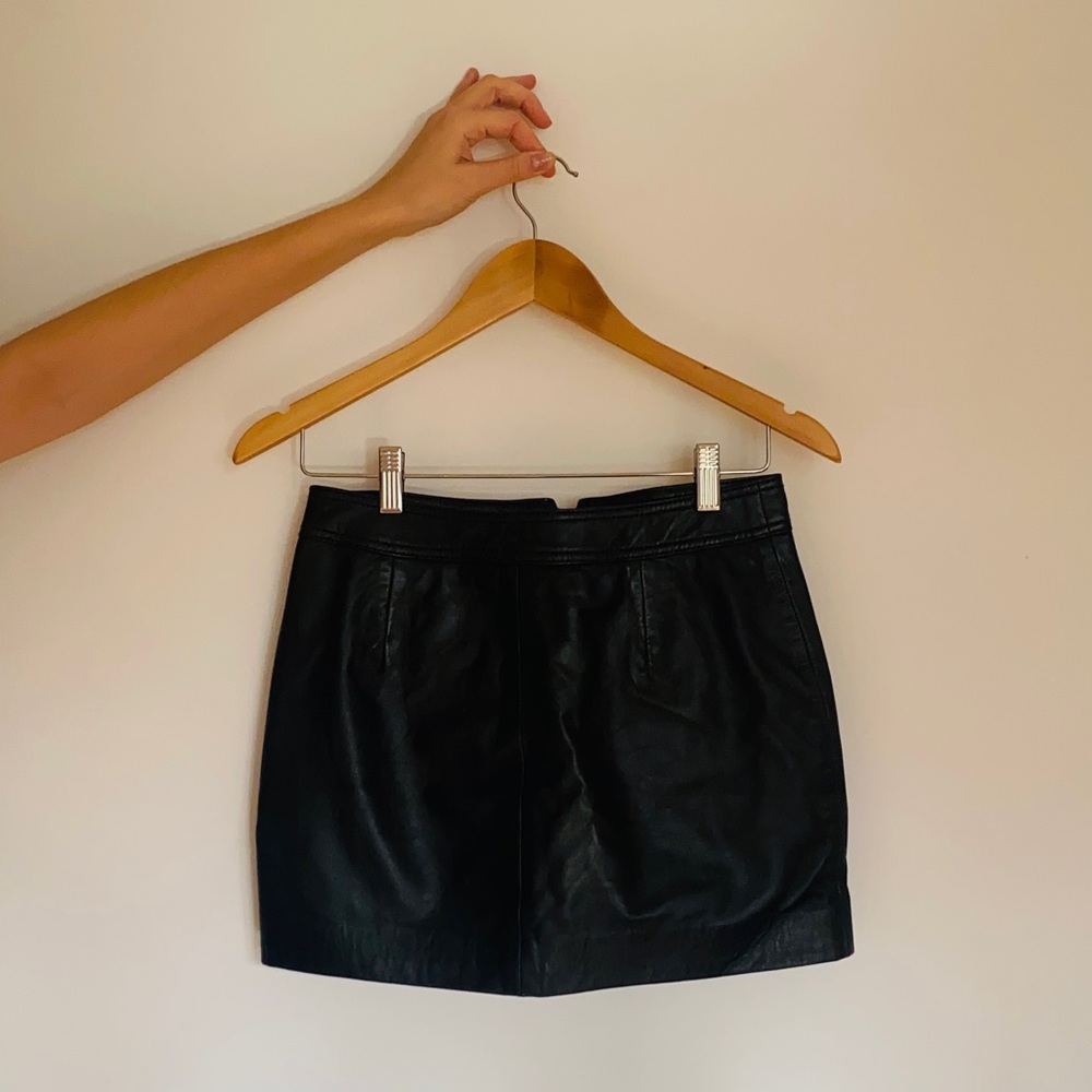 Leather Mini-Skirt